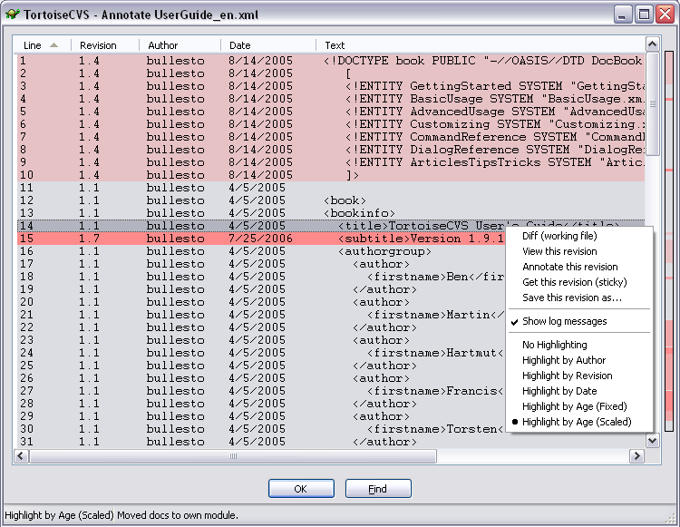 Annotate Dialog