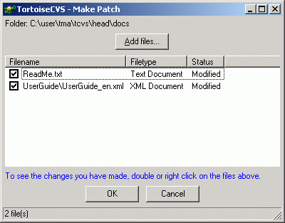 Make Patch Dialog