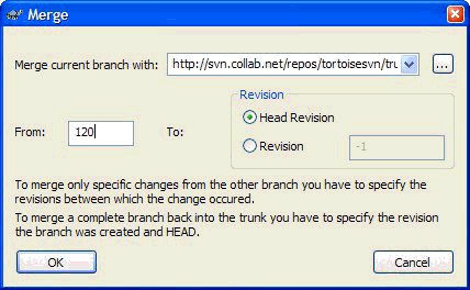 Merge Dialog
